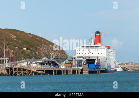 Stena Europe, Stena Line Fähre um Fishguard Stockfoto