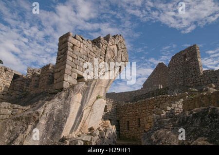 Machu Picchu, den Tempel des Kondors, Bild Stockfoto