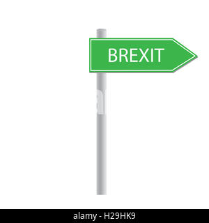 Brexit Coneptual Abbildung Stockfoto