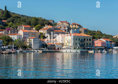 Valun Village auf der Insel Cres, Kroatien Stockfoto