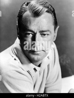 ALAN LADD (1913-1964) US-Schauspieler im Jahr 1958 Stockfoto
