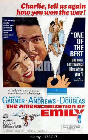 DIE AMERIKANISIERUNG von EMILY 1964 MGM-Film mit Julie Andrews und James Garner Stockfoto