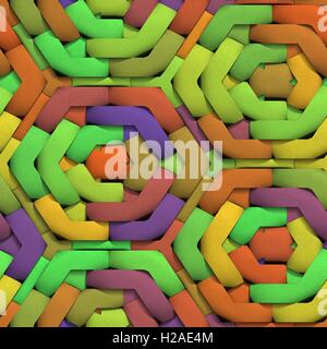 Abstrakten dekorativen geometrischen Hintergrund. Nahtlose Muster. Stockfoto