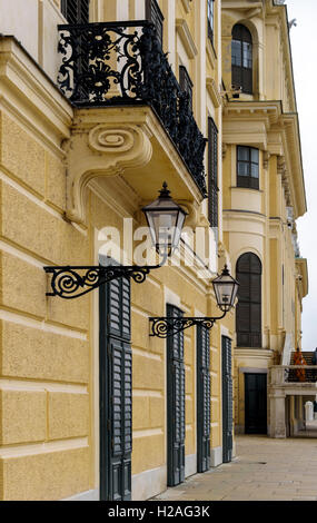 Schönbrunn Palast architektonischen Details. Stockfoto