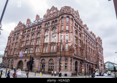 Midland Hotel, durch Charles Trubshaw, 1903, Edwardian Baroque style, Petersplatz, Manchester, England Stockfoto