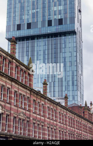 Ehemalige LNER waren Depot und Beetham Tower, 2006, Deansgate, Manchester England Stockfoto