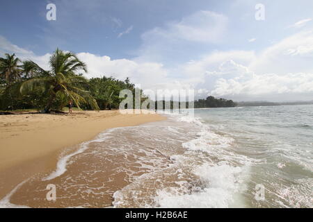 Schönen Nachmittag am Punta Uva Strand in Puerto Viejo, Costa Rica. Stockfoto