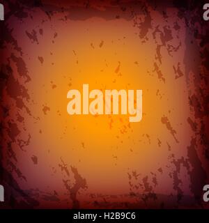 Vektor-Grunge-Halloween-Hintergrund - Orange und lila Stock Vektor