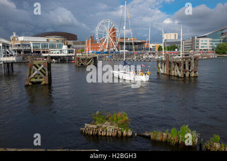 Cardiff Bay Sommerfest, Cardiff, UK, South Wales, South Glamorgan Stockfoto