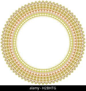 Moderne Runde Blumenrahmen Stockfoto