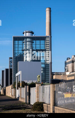 Kraftwerk Lausward, feuerte Erdgas Kraftwerk Stockfoto