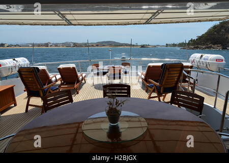 Luxus-Yacht, CBI Navi Stockfoto