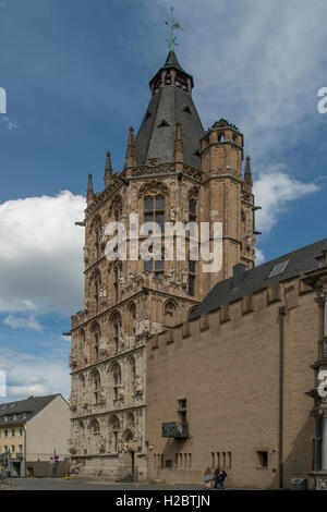 Historisches Rathaus, Köln, Nordrhein Westfalen, Deutschland Stockfoto