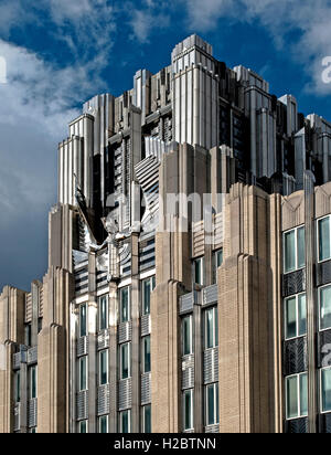 Niagara Mohawk Art Deco Gebäude in Syracuse, New York Stockfoto