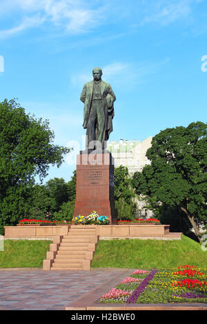 Taras Shevchenko Denkmal innen Schewtschenko-Park, Zentrum von Kiew, Ukraine Stockfoto