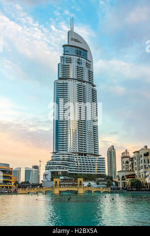 Adresse Hotel Dubai Mall Stockfoto