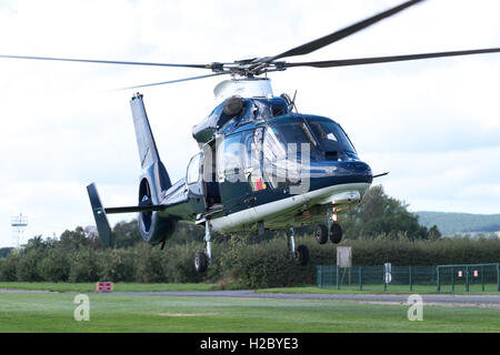 SAS 22 SAS Dauphin Hubschrauber am Credenhill, Hereford, Herefordshire, England Stockfoto