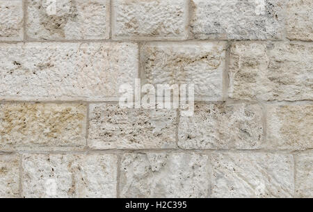 Wand aus Steinblöcken. Hintergrund für deine Textplatzierung in den. Stockfoto