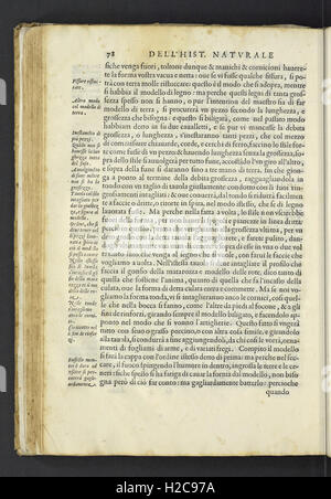 Dell'historia Natvrale di Ferrante Imperato Napoletano Libri XXVIII Stockfoto