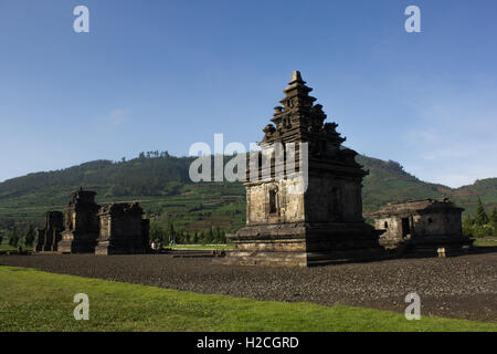 Tempel von Dieng Plateau, Indonesien Stockfoto