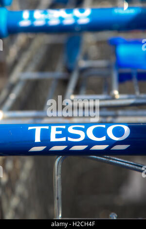 Extra Supermarkt Tesco, Nachbarschaft Luke Branch, Nord-London-England - 24. September 2016 Stockfoto