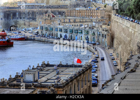 Valletta Waterfront, Malta Stockfoto