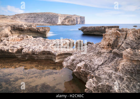 Fungus Rock, Dwejra Bay, Gozo, Malta Stockfoto