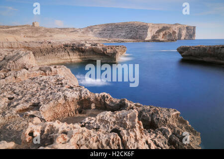 Fungus Rock, Dwejra Bay, Gozo, Malta Stockfoto