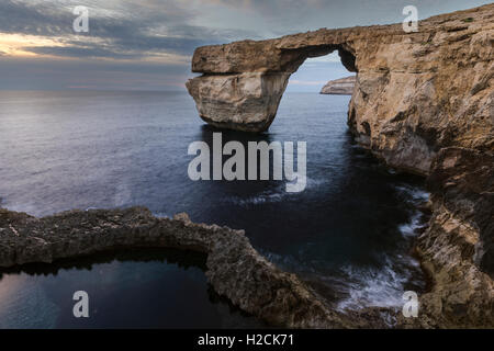 Azure Window Gozo, Malta Stockfoto