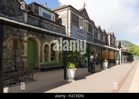 Betws-y-Coed Bahnhof auf der Conwy Valley Line Stockfoto