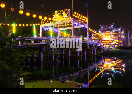 Chinesische Laternenfest, Bangkok, Thailand Stockfoto