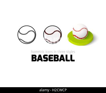 Baseball-Symbol im anderen Stil Stock Vektor