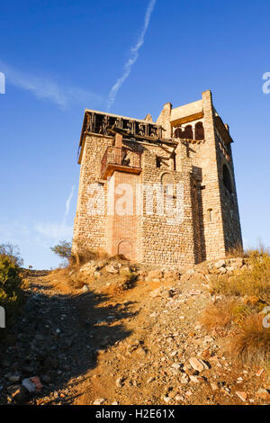 Schloss der Königin in Alhaurin el Grande, ehemals Wasser Kaution, Malaga, Spanien. Stockfoto