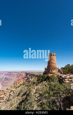 Desert View Watchtower, South Rim, Grand Canyon National Park, Arizona, USA Stockfoto