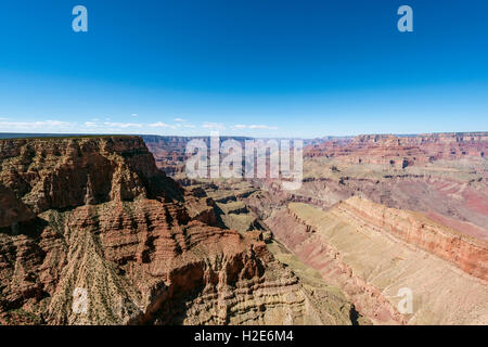 Blick auf Canyon Landschaft, South Rim, Grand Canyon National Park, Arizona, USA Stockfoto