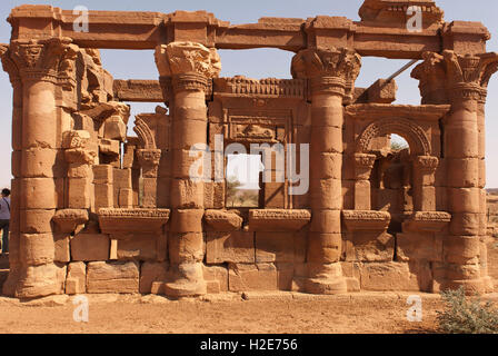 Hathor Tempel oder römische Kiosk, Naga, Nubia, Nahr an-Nil, Sudan Stockfoto