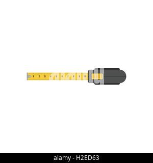 Maßband, isoliert, flaches Design, Vektor-illustration Stock Vektor