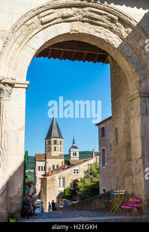 Cluny Abtei, Burgund, Saône et Loire, Frankreich, EU, Europa Stockfoto
