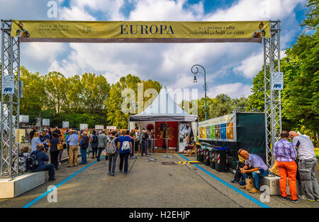 Italien Piemont Turin "Terra Madre - Salone del Gusto 2016' Stockfoto