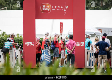 Kuala Lumpur, Malaysia. 28. Oktober 2016. Ein Tag bei Malaysia LPGA Championship statt im TPC Kuala Lumpur. Bildnachweis: Danny Chan/Alamy Live-Nachrichten. Stockfoto