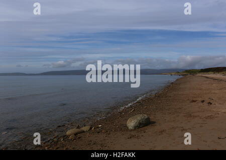 Strand Drumadoon Bay in der Nähe von Blackwaterfoot Isle of Arran Schottland September 2016 Stockfoto