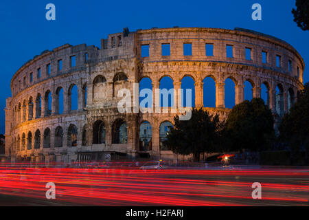 Die Arena in Pula ist der Name des Amphitheaters befindet sich in Pula, Kroatien. Stockfoto