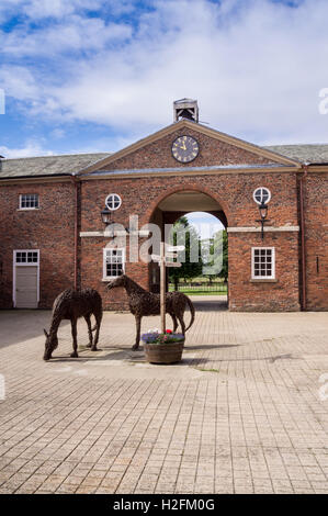 Palladio Stallungen von Burton Constable Hall von Timothy Lightoller, 1768, Skirlaugh, East Riding, Yorkshire, England Stockfoto