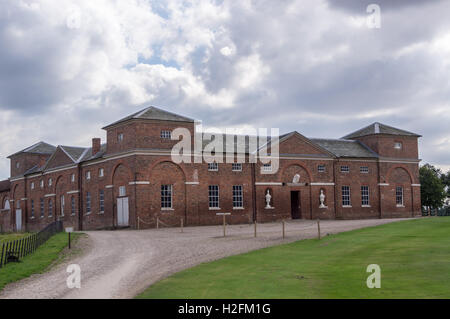 Palladio Stallungen von Burton Constable Hall von Timothy Lightoller, 1768, Skirlaugh, East Riding, Yorkshire, England Stockfoto