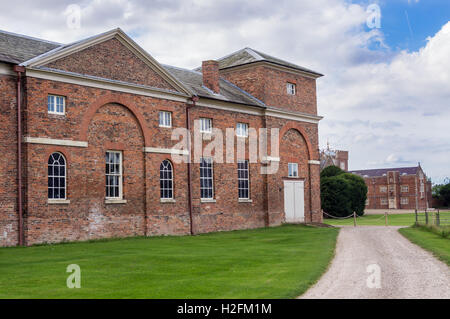 Palladio Stallungen von Burton Constable Hall von Timothy Lightoler, 1768, Skirlaugh, East Riding, Yorkshire, England Stockfoto