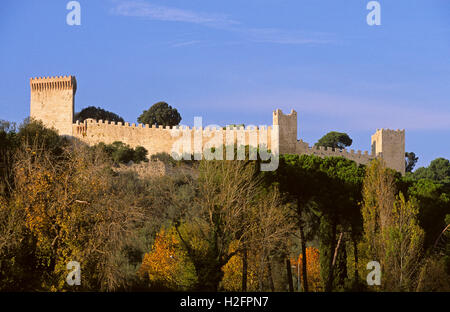 Burg von Castiglione del Lago, Umbrien, Italien Stockfoto