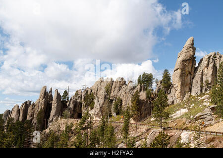 Needles Highway, Custer State Park in South Dakota Stockfoto