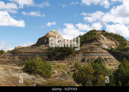 Theodore Roosevelt Nationalpark in North Dakota Stockfoto