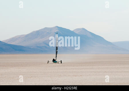 "Land"auf Segeln Harney County in Oregon SE Alvord See ("Playa").  Herr und PR Formen sind beigefügt Stockfoto