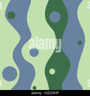 Musterdesign bunt gestreiften Hintergrund mit Kreisen. Vektor-illustration Stock Vektor